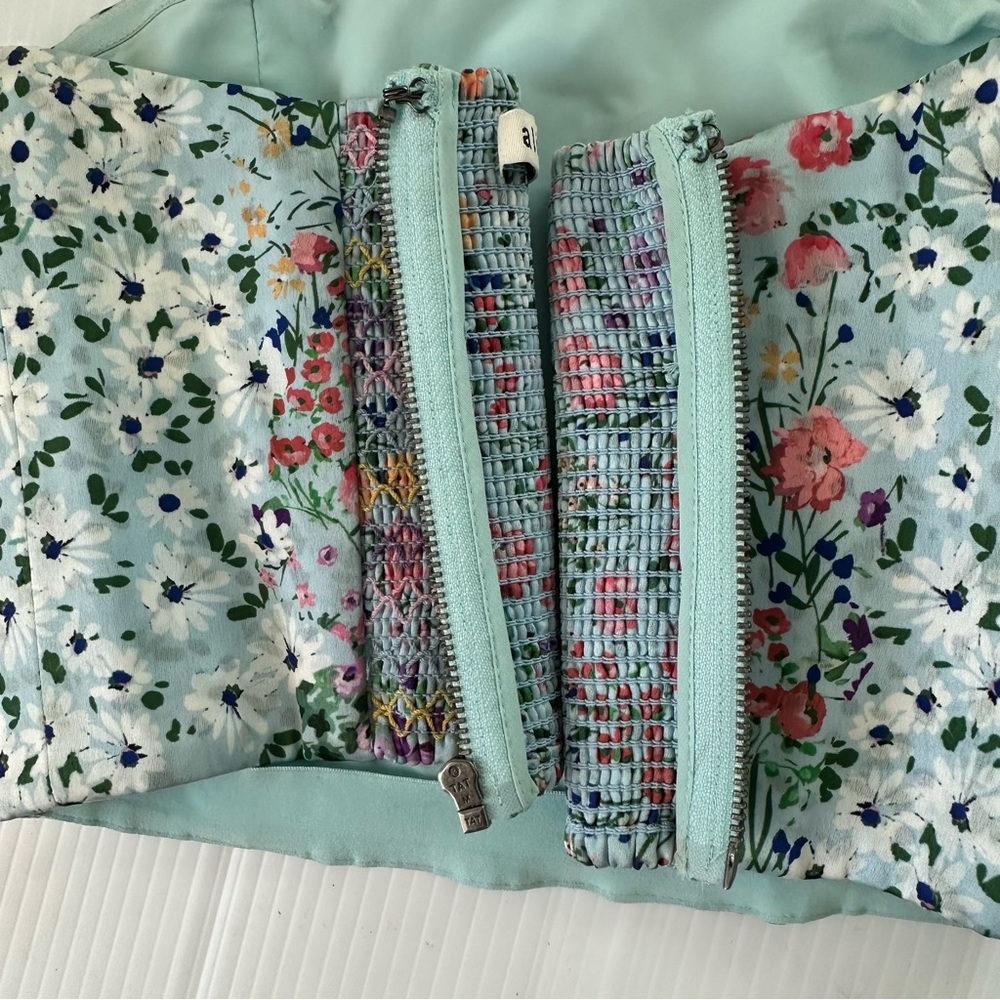 Alice + Olivia Ceresi Floral Smocked Bandeau Top, 6 - Picture 9 of 15